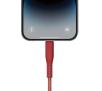 Kabel Energea Flow USB-C - Lightning C94 MFI 1,5m 60W 3A PD Fast Charge Czerwony