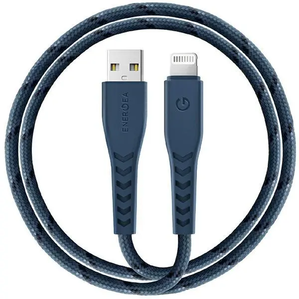 Kabel Energea Nyloflex USB do Lightning Charge and Sync C89 MFI 1,5m Niebieski