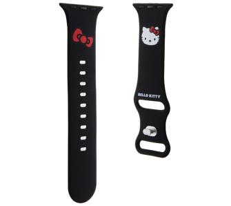Pasek Hello Kitty do Watch 38/40/41mm strap Silicone Kitty Head Czarny