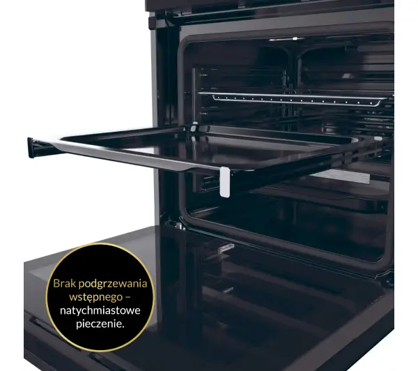 Haier ID Series 4 H6 ID48C5YTB Funkcje AI Termoobieg AirFry Termosonda Zdalne sterowanie Czarny - TRZECI -55%, ALBO 5-TY ZA 1ZŁ - Kup na Raty - RRSO 0%