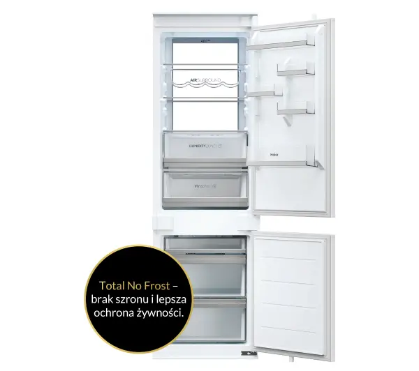 Haier ID Seria 6 HBW7518DT Pełny No Frost 177,2cm Szuflada z kontrolą wilgotności - TRZECI -55%, ALBO 5-TY ZA 1ZŁ - Kup na Raty - RRSO 0%