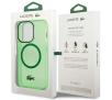 Etui Lacoste Transparent MagSafe do iPhone 14 Pro Zielony