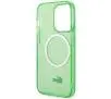 Etui Lacoste Transparent MagSafe do iPhone 14 Pro Zielony