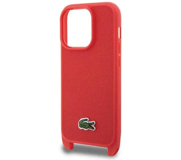 Lacoste LCHCP14LSPVCR Hardcase Iconic Petit Pique Crossbody do iPhone 14 Pro Czerwony - TRZECI -55%, ALBO 5-TY ZA 1ZŁ