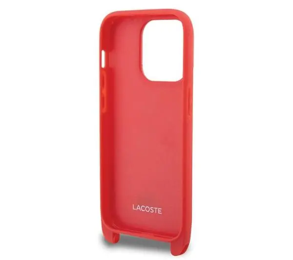 Lacoste LCHCP14LSPVCR Hardcase Iconic Petit Pique Crossbody do iPhone 14 Pro Czerwony - TRZECI -55%, ALBO 5-TY ZA 1ZŁ