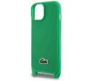 Etui Lacoste LCHCP15SSPVCN Hardcase Iconic Petit Pique Crossbody do iPhone 15 Zielony