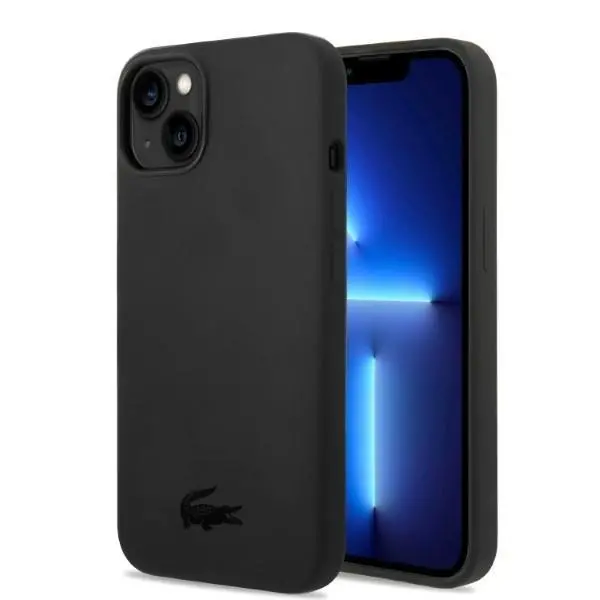 Etui Lacoste LCHCP14MSK Hardcase Silicone do iPhone 14 Plus Czarny