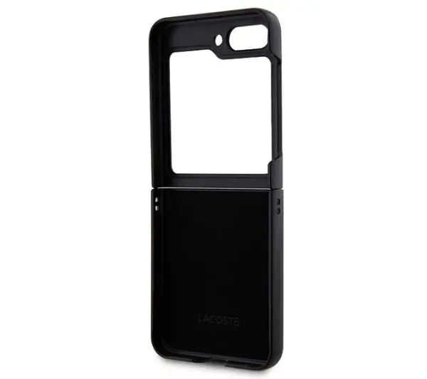 Lacoste LCHCZF5PVCK Hardcase Iconic Petit Pique do Samsung Galaxy Z Flip5 Czarny - TRZECI -55%, ALBO 5-TY ZA 1ZŁ