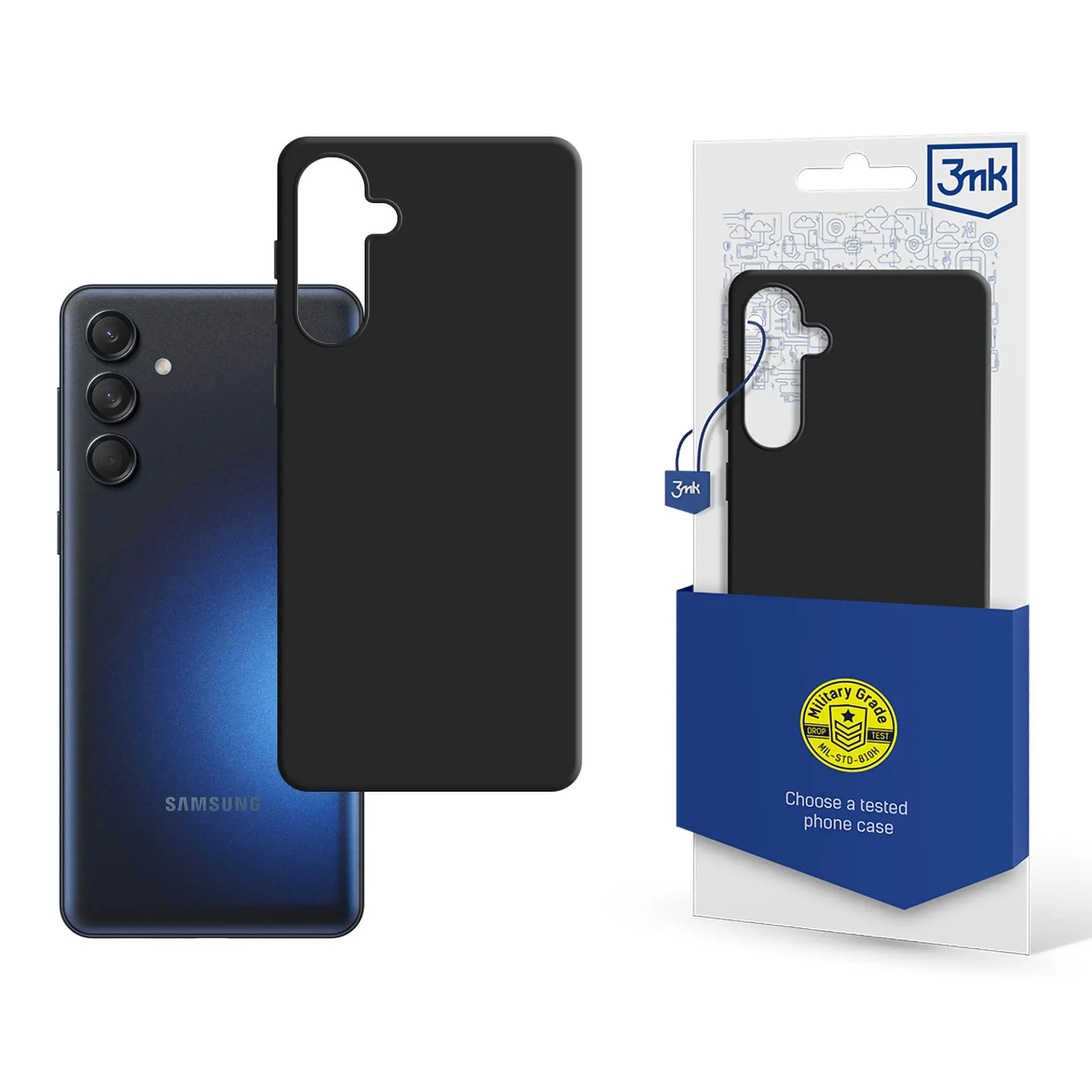 Etui 3mk Matt Case do Samsung Galaxy M55 Czarny