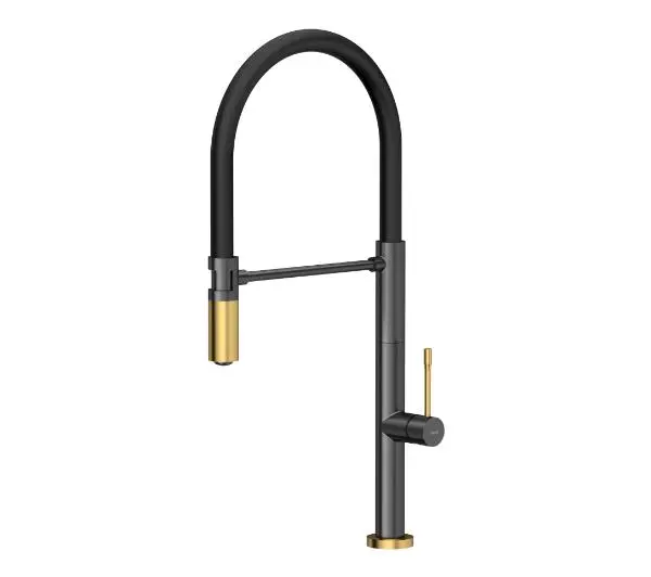 Baterie kuchenne - Quadron Margot T Line 3623502T1PVDG1 Grafitowy/Złoty Stal szlachetna