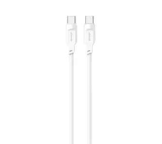 Kabel USAMS SJ567USB02 USB-C na USB-C  Fast Charging Lithe Series 100W 1,2m Biały