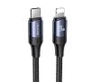 Kabel USAMS U71 USB-C do Lightning 20W PD Fast Charge SJ521USB01 1,2m Czarny