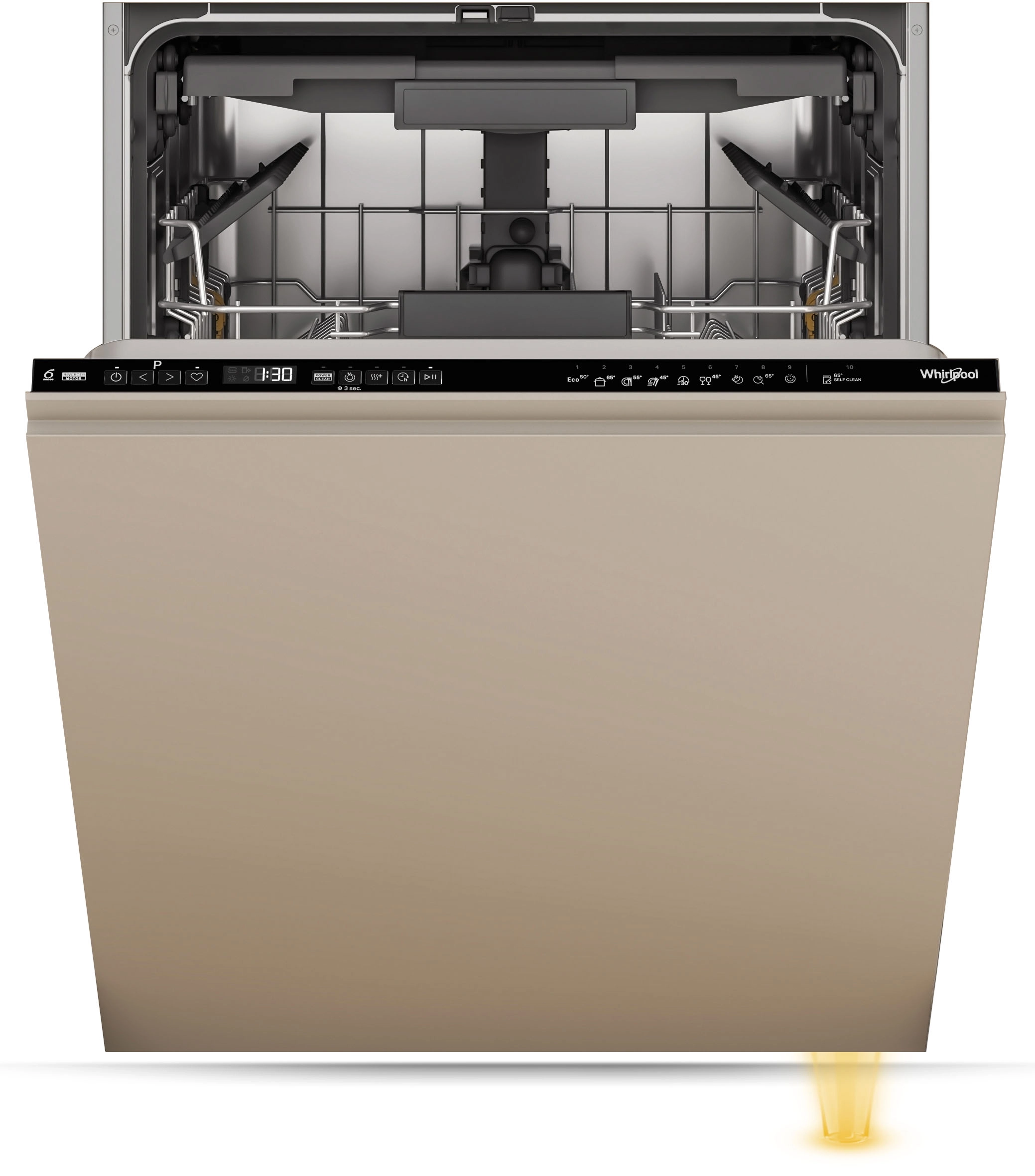 Zmywarka Whirlpool WH7IPA15BM6L0 MaxiSpace 59,8cm Automatyczne otwieranie drzwi Szuflada na sztućce