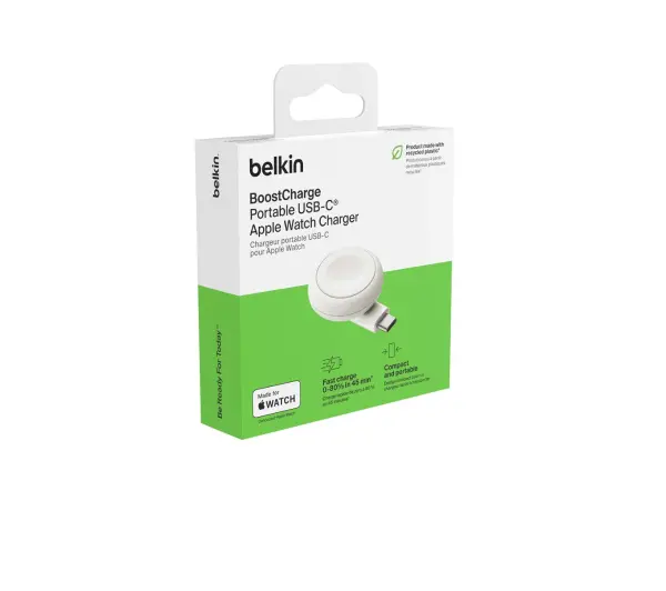 Belkin przenośna USB-C do Apple Watch Biały