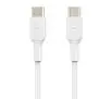 Kabel telefoniczny Belkin USB-C do USB-C 2.0 PowerDelivery 2szt 1m Biały