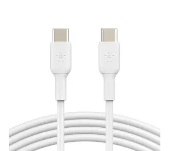 Kabel telefoniczny Belkin USB-C do USB-C 2.0 PowerDelivery 2szt 1m Biały