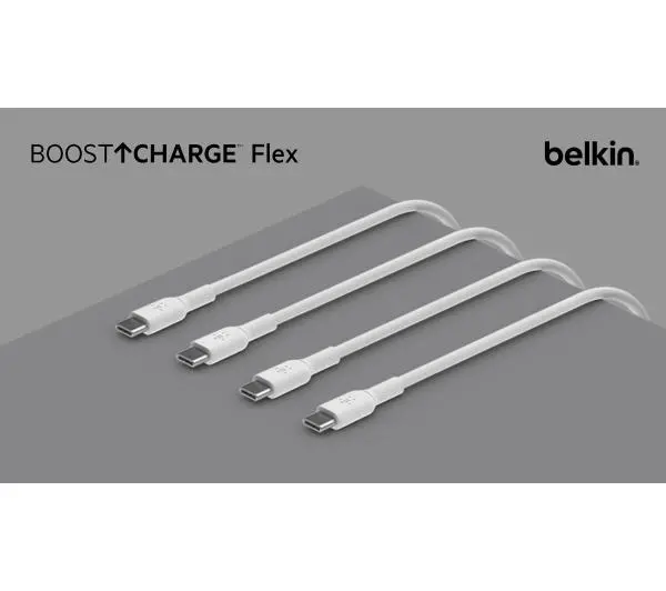 Belkin USB-C do USB-C 2.0 PowerDelivery 2szt 1m Biały