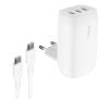 Ładowarka sieciowa Belkin 3x USB-C PowerDelivery 3.1 67W + kabel USB-C