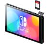 Konsola Nintendo Switch OLED (czerwono-niebieski) + pad PowerA Enhanced Apex