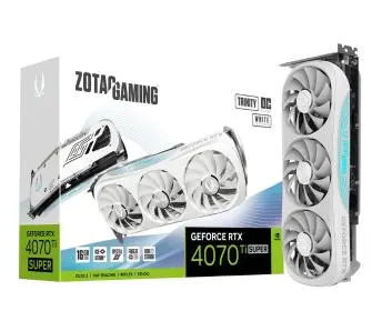 Karta graficzna Zotac GeForce RTX 4070 Ti Super Trinity OC White Edition 16GB GDDR6X 256bit DLSS 3