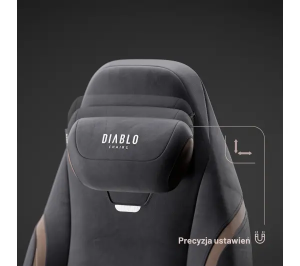 Diablo Chairs X-Eye 2.0 Normal Gamingowy do 140kg Tkanina Czarny - Kup na Raty - RRSO 0%