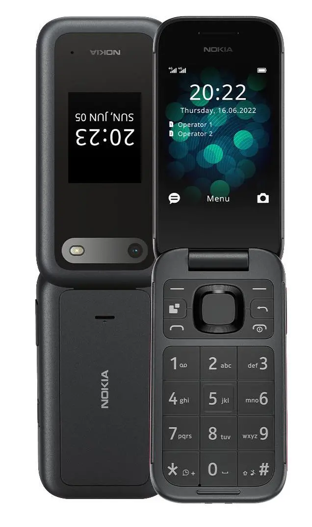 Telefon Nokia 2660 Flip 4G 2,8" 0.3Mpix Czarny