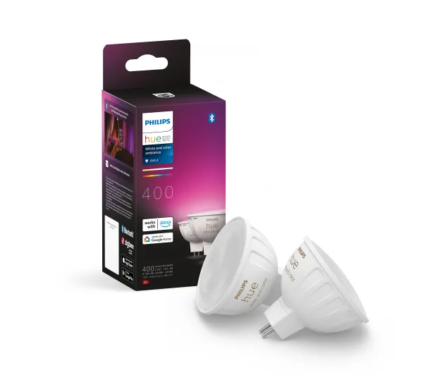 Inteligentne oświetlenie - Philips Hue White and Color Ambiance MR16 2szt.