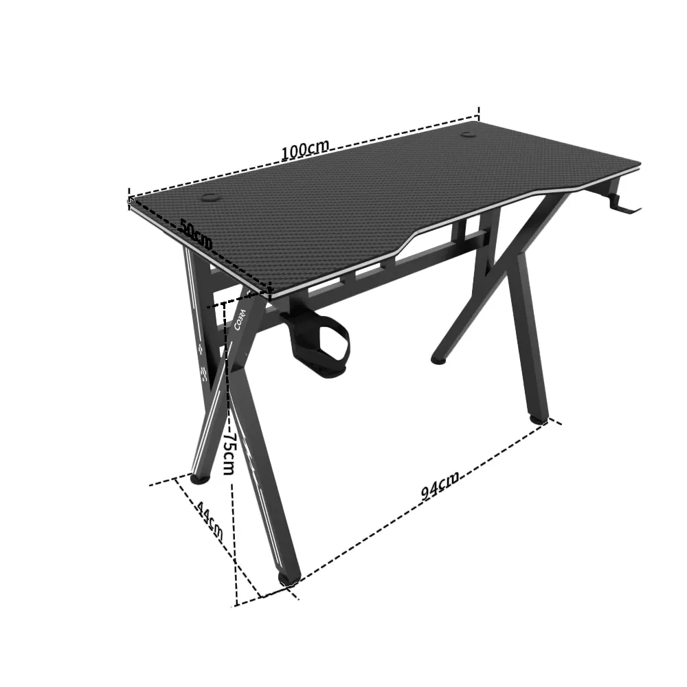 фото Геймерський ігровий стіл Cobra CR2009BK