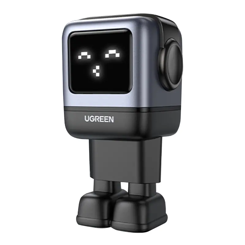 Ładowarka sieciowa UGREEN 25685B Nexode RG Robot GaN 2x USB-C + USB 65W Czarny