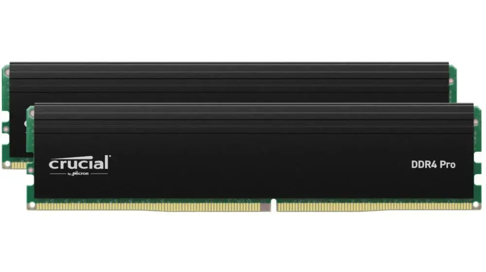 Pamięć RAM Crucial Pro DDR4 32GB (2 x16GB) 3200 CL22 Czarny