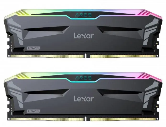 Pamięć RAM Lexar Ares RGB DDR5 32GB (2 x 16GB) 6800 CL34 Czarny