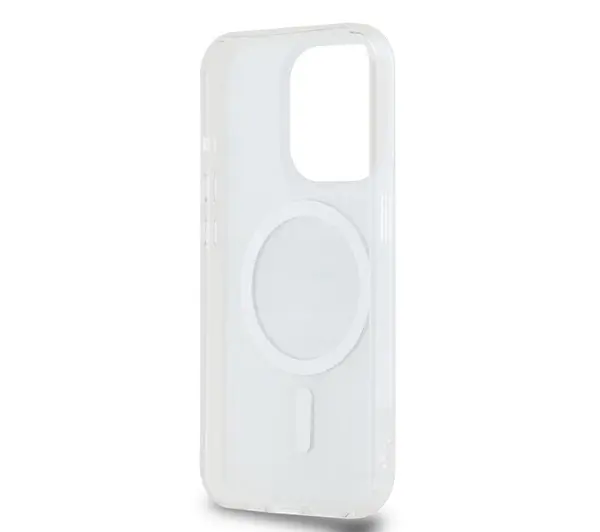 DKNY IML Mono & Stripe MagSafe do iPhone 15 Pro Max Beżowy