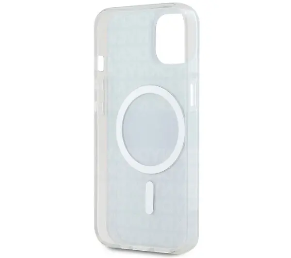 DKNY IML Mono & Stripe MagSafe do iPhone 14 Czarny