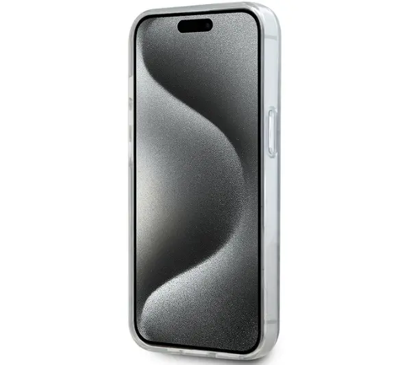 DKNY IML Mono & Stripe MagSafe do iPhone 14 Czarny