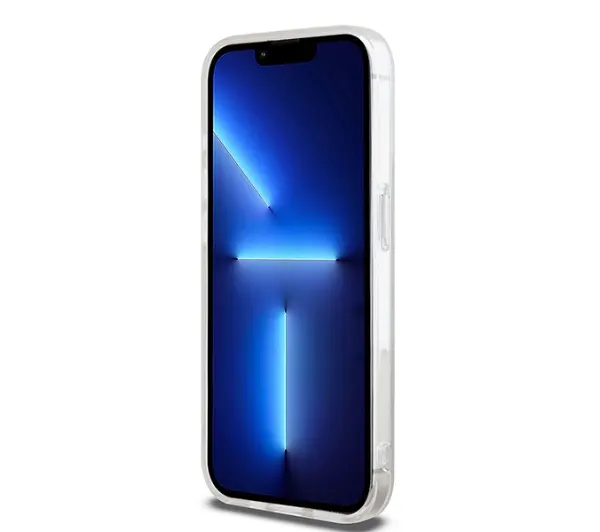 DKNY IML Mono & Stripe MagSafe do iPhone 14 Pro Max Różowy