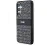 Etui DKNY Leather Mono Stripe & Metal Logo do Samsung S24 Czarny