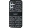 Etui DKNY Leather Mono Stripe & Metal Logo do Samsung S24 Czarny