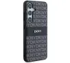 Etui DKNY Leather Mono Stripe & Metal Logo do Samsung S24 Czarny