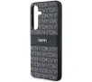 Etui DKNY Leather Mono Stripe & Metal Logo do Samsung S24 Czarny