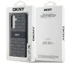 Etui DKNY Leather Mono Stripe & Metal Logo do Samsung S24 Czarny