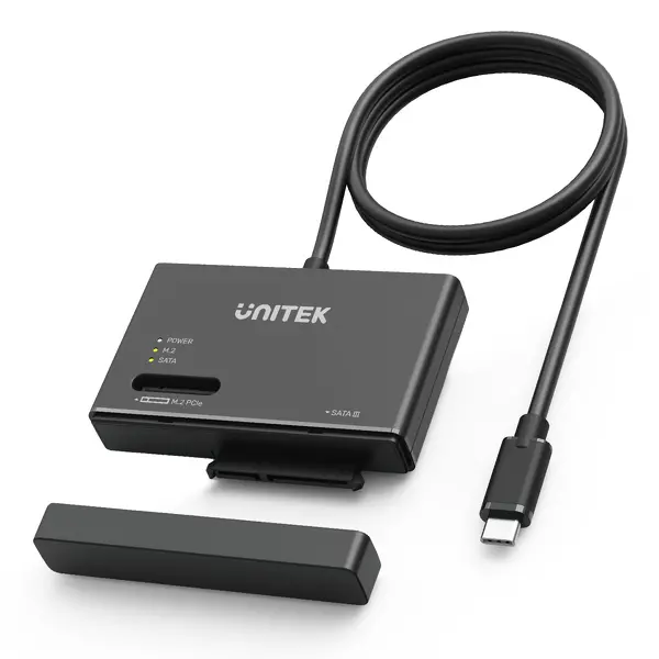 Adapter Unitek S1232A01-EU USB-C na dyski SATA i M.2 MVMe