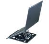 Podstawka na laptopa Hama 53045 regulowana 15,6"  360° Czarny
