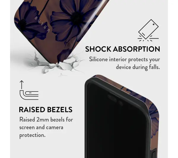 Burga Case Velvet Night do iPhone 15 Pro