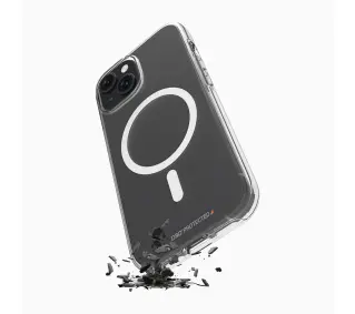 Puro D3O do iPhone 15 Przeźroczysty