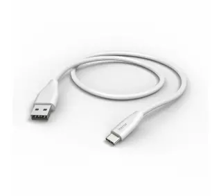 Hama USB-A do USB-C 1,5m Biały