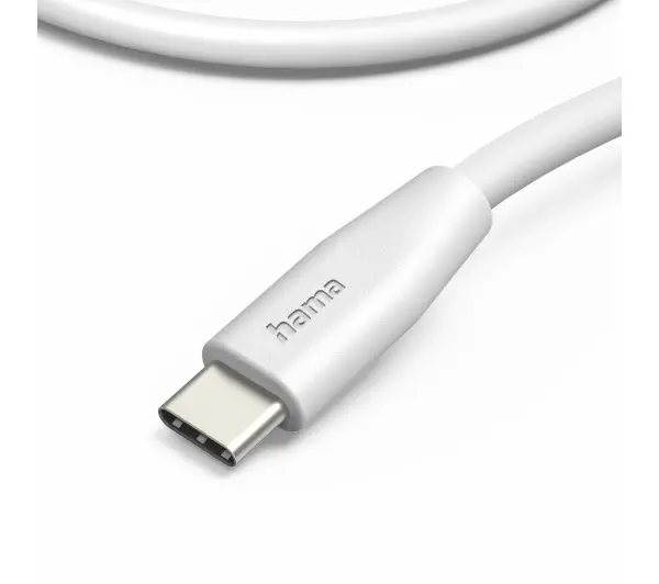 Hama USB-A do USB-C 1,5m Biały