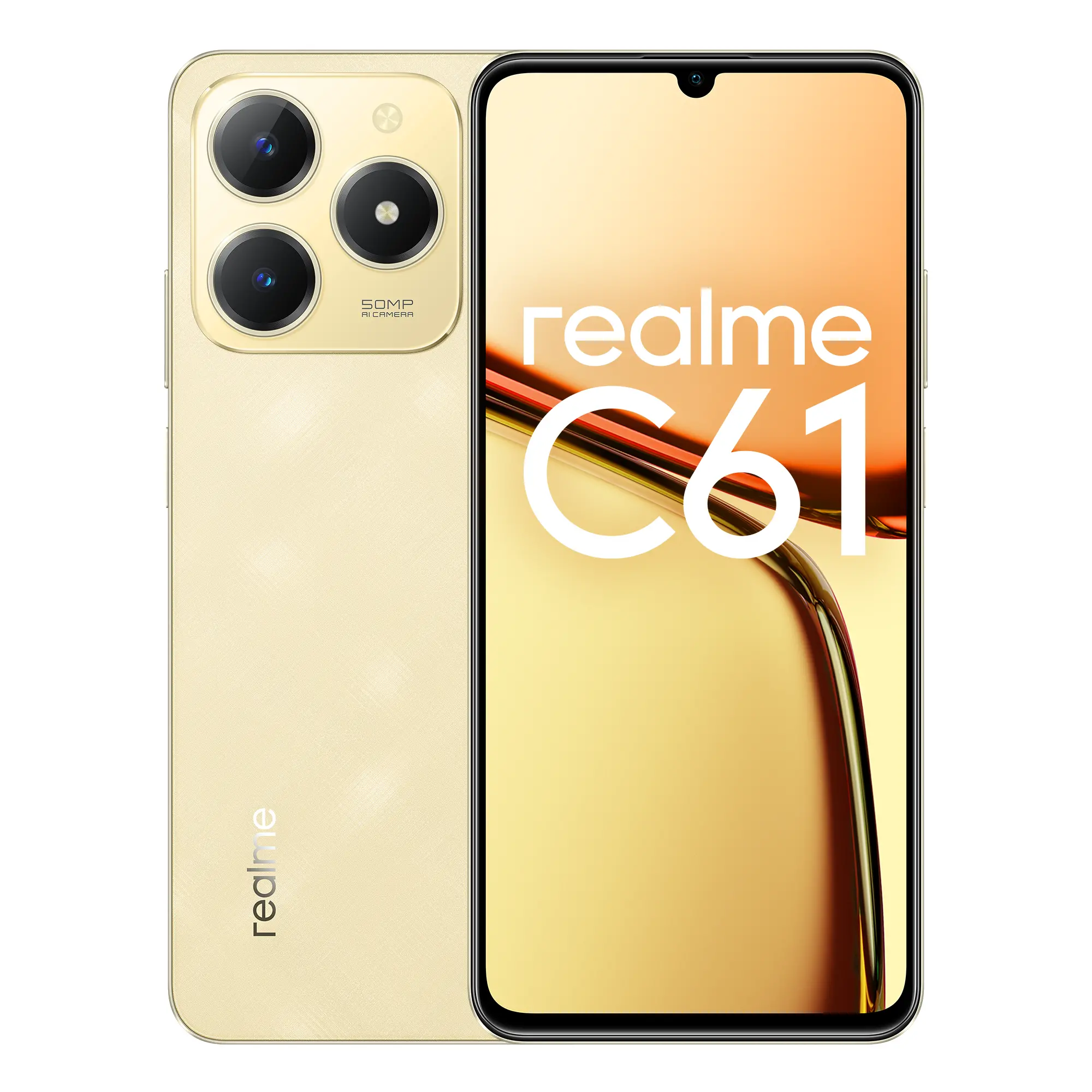 Smartfon realme C61 6/256GB 6,74" 90Hz 50Mpix Złoty