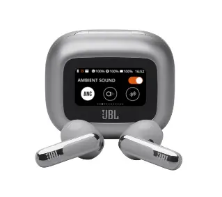 JBL Live Flex 3 Douszne Bluetooth 5.3 Srebrny - Kup na Raty - RRSO 0%