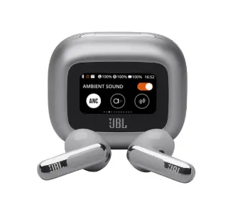 Słuchawki bezprzewodowe JBL Live Flex 3 Douszne Bluetooth 5.3 Srebrny