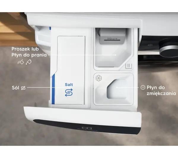 Electrolux 900 PureWash EW9F5417WCP Funkcje AI 10kg 1400obr/min Zdalne sterowanie - TRZECI -55%, ALBO 5-TY ZA 1ZŁ - Kup na Raty - RRSO 0%